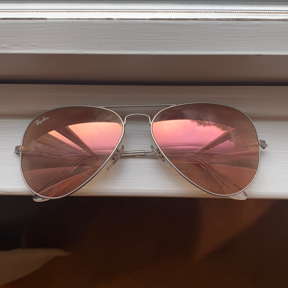 Ray band aviator gently worn